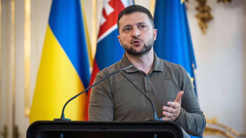 Prezydent Ukrainy Wołodymyr Zełenski