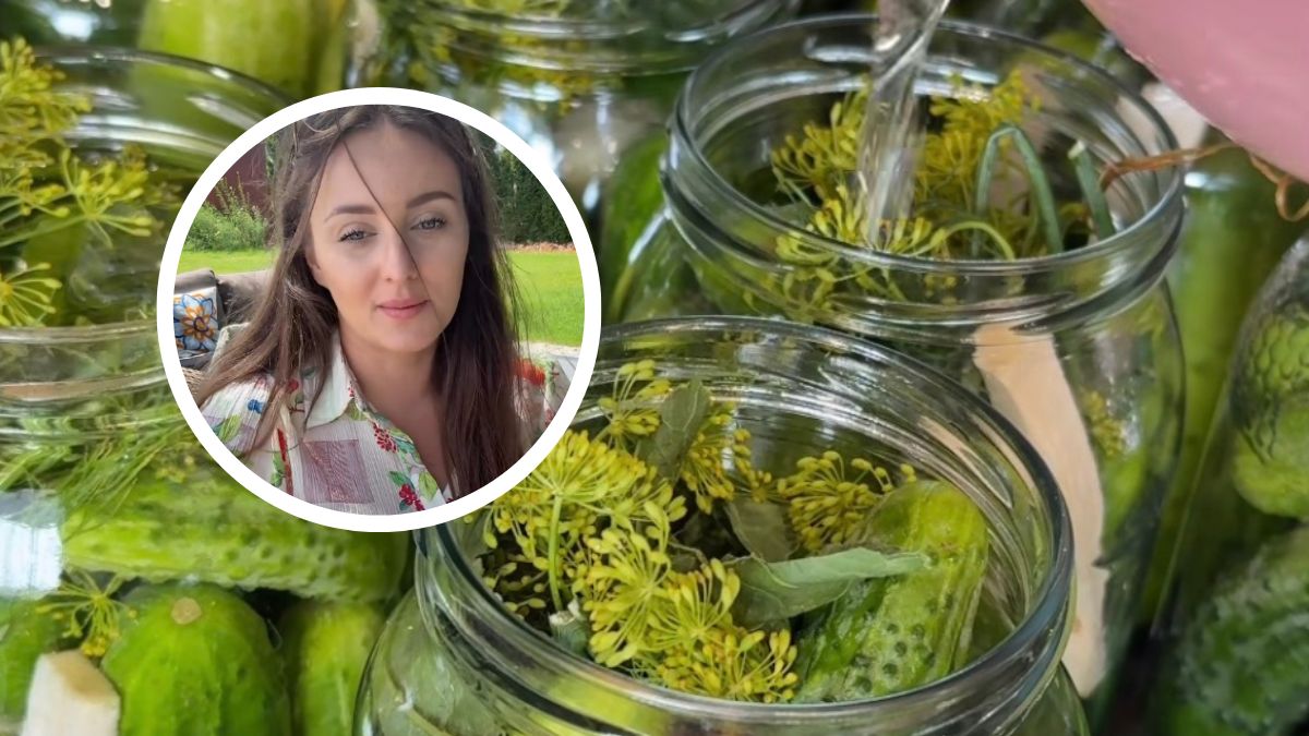 Anna Bardowska robi ogórki kiszone po swojemu