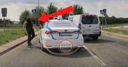Wyhamował i wyskoczył z auta. Skandaliczne sceny w Szczecinie