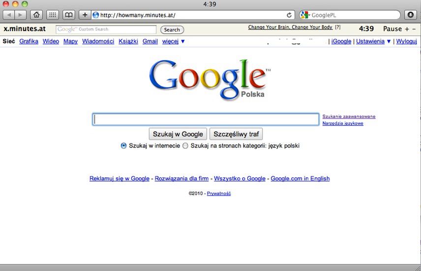 Kontroluj czas, który poświęcasz na przeglądania Internetu! 2
