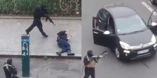 ATAK TERRORYSTYCZNY w Paryżu: Islamiści strzelają do rannego policjanta! (WIDEO)