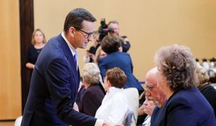 Zaskakujący "goście" na konferencji Morawieckiego