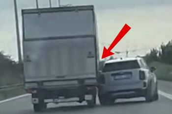 Skandal z Polakiem w Belgii. Szalał na drodze E34. "Chory psychicznie"