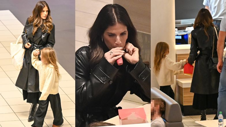 Weronika Rosati puszcza dymka w restauracji fast foodowej