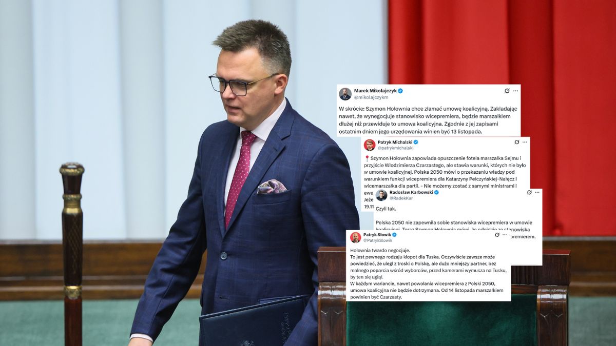 Skomentowano słowa Szymona Hołowni