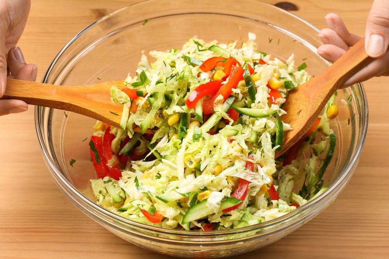 Fresh twist on napa cabbage: A salad to savour