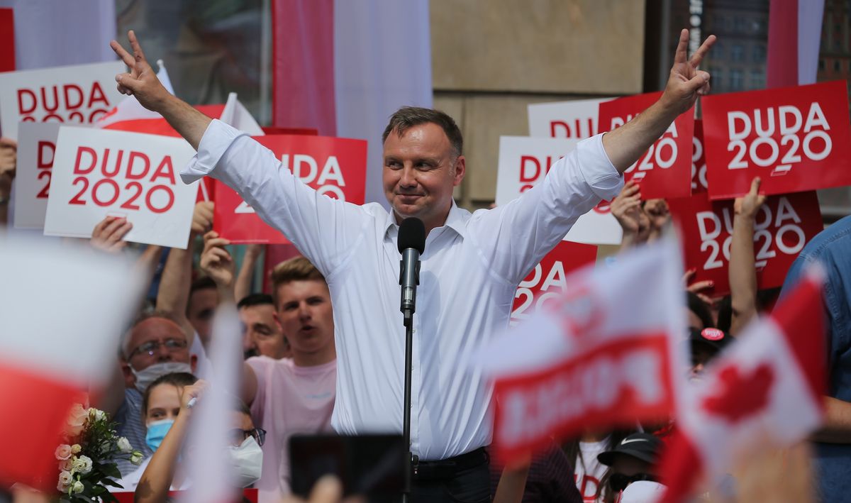 Wybory 2020. Andrzej Duda na wiecu wyborczym