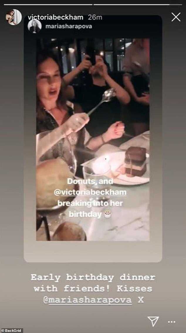 Victoria Beckham świętuje urodziny z Marią Sharapovą