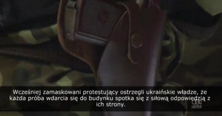 Sytuacja na Ukrainie. Separatyści okupują budynki w Ługańsku