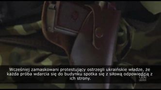 Sytuacja na Ukrainie. Separatyści okupują budynki w Ługańsku
