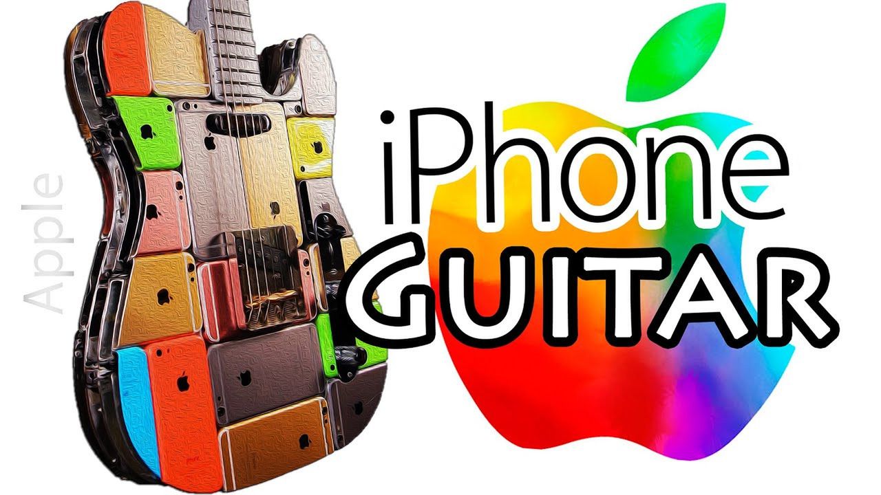 Gitara zrobiona ze sklejonych iPhonów! iPhonecaster?