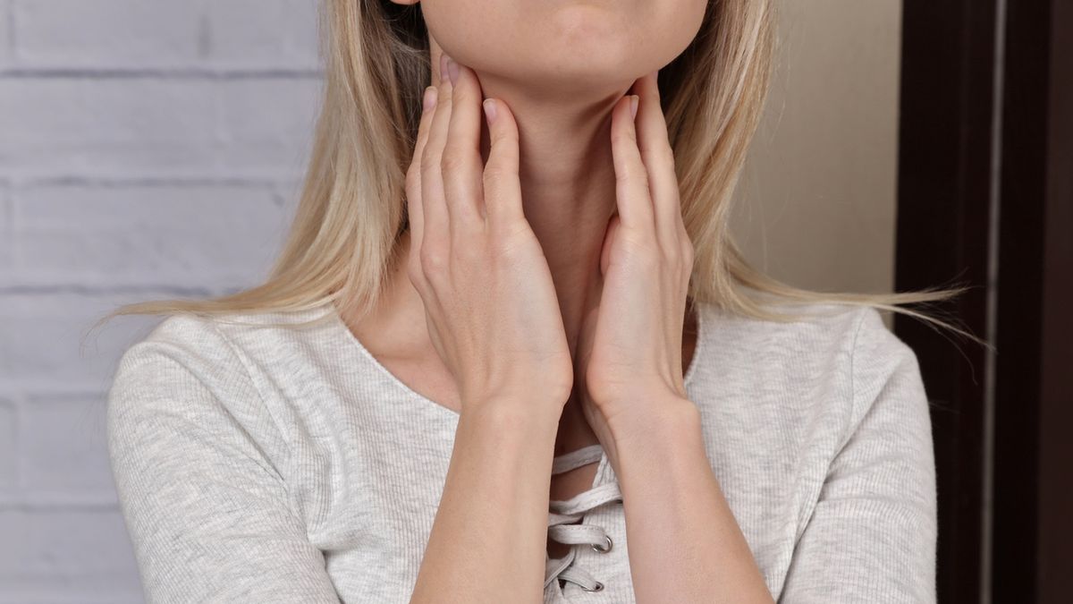 Female neck and shoulders close up. Woman thyroid gland control.Female neck and shoulders close up. Woman thyroid gland control.Albina Gavrilovicattractive, background, beautiful, body, caucasian, closeup, face, female, flu, gland, health, healthy, infection, lips, medical, model, part, respiratory, shoulders, thyroid, white, woman, young