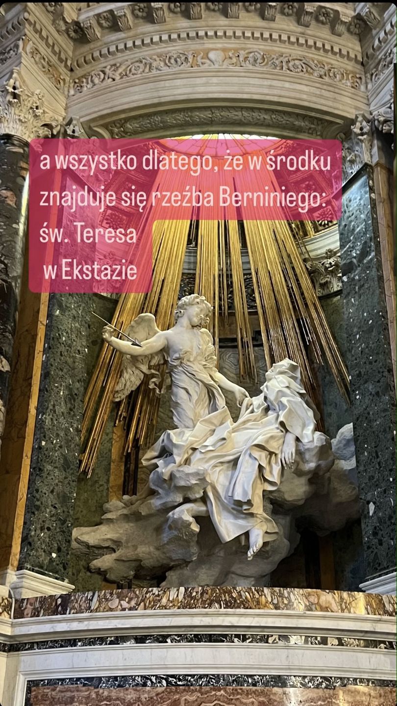 Magdalena Ogórek relacjonuje zwiedzanie Rzymu 