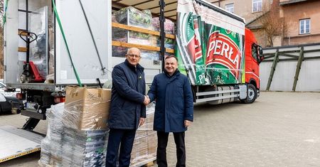 Perła – Browary Lubelskie włączyła się w akcję pomocy uchodźcom z Ukrainy