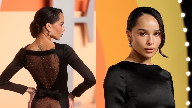 Zoe Kravitz w odważnej kreacji na Vanity Fair Oscar Party