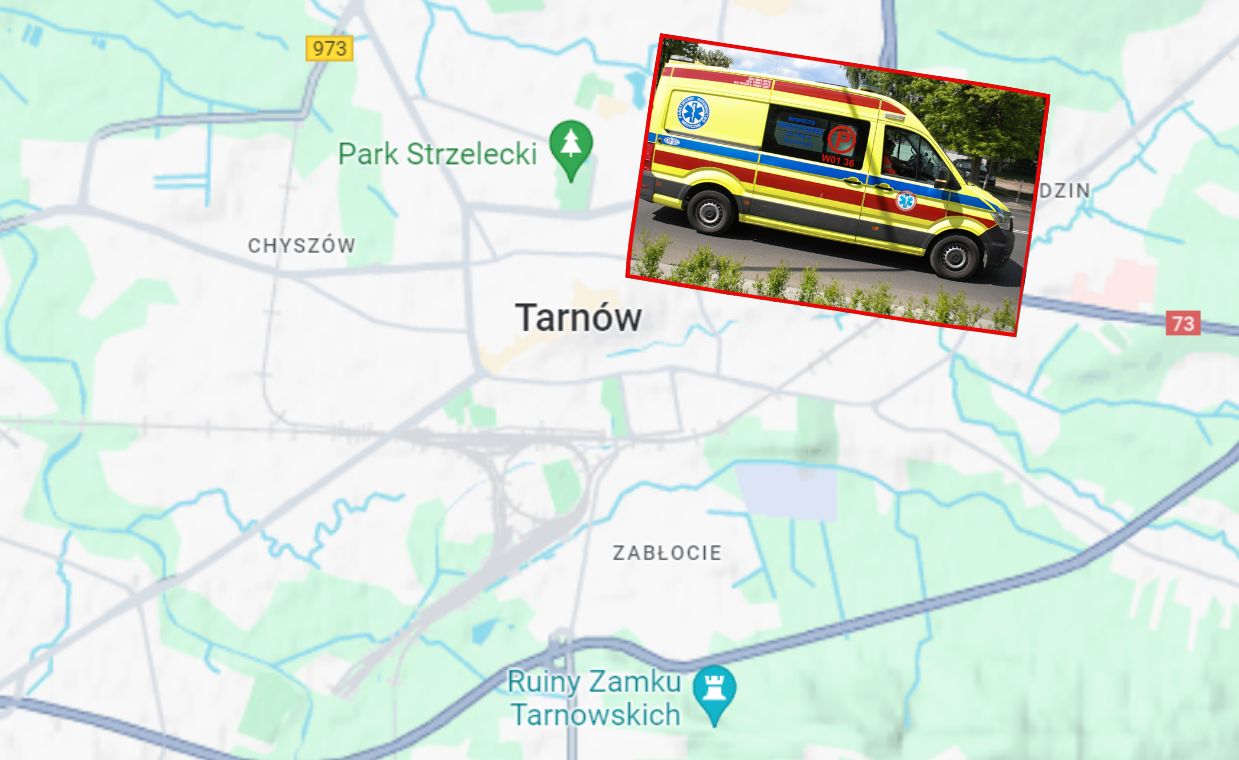 Kierowca potrącił matkę z dwójką dzieci. Akcja służb w Tarnowie