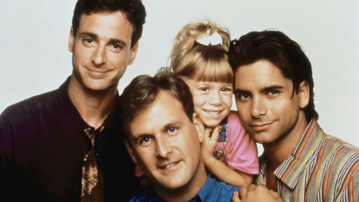 Bob Saget, David Coulier, Mary Cate Ashley Olsen i John Stamos