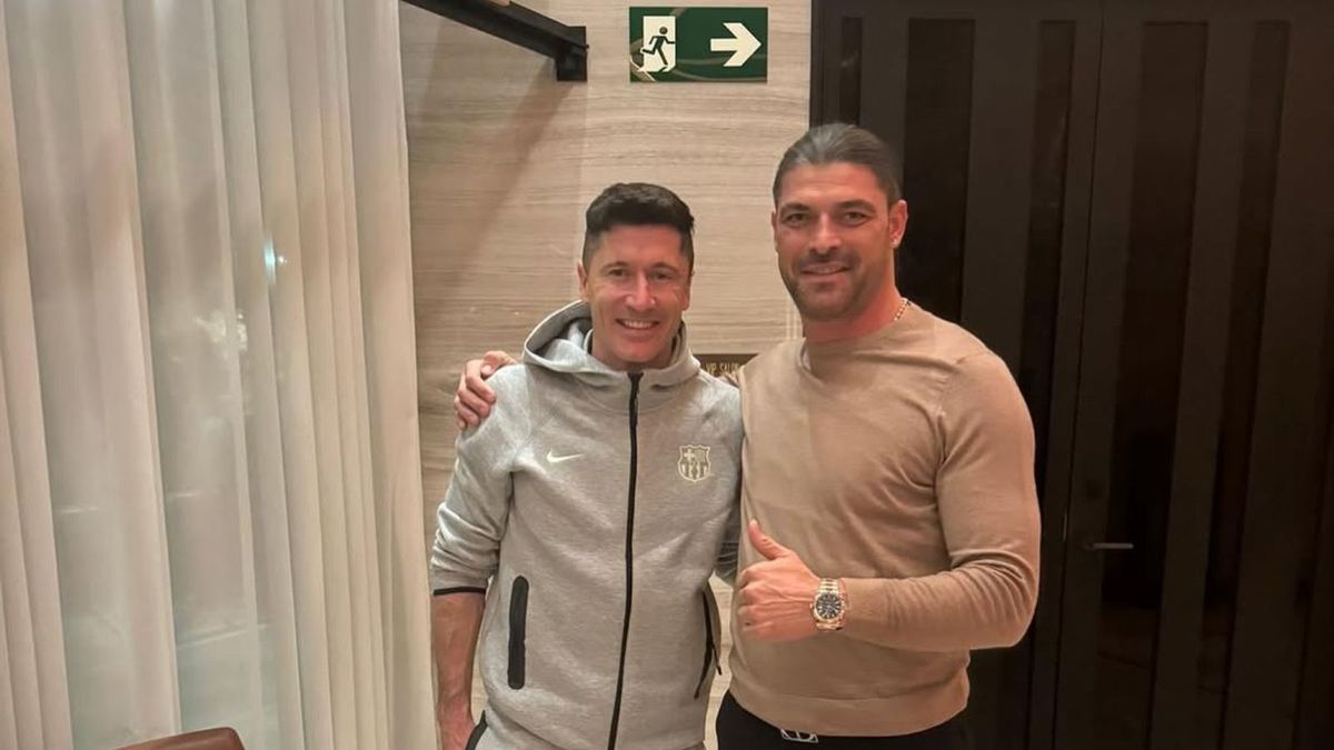 Instagram / Niagara Sports Company / Na zdjęciu Robert Lewandowski i Andy Bara