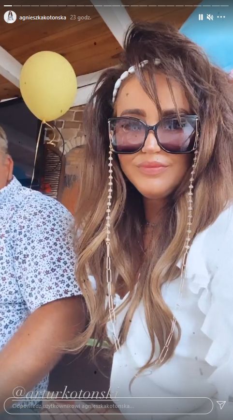Agnieszka Kotońska w kombinezonie. Fani: "Jak nastolatka"