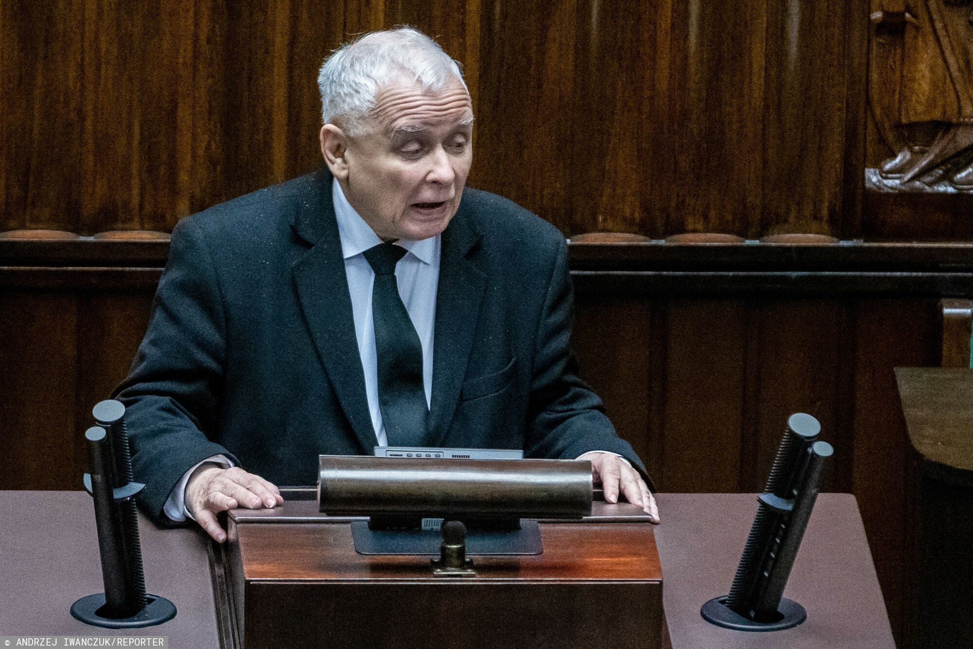 Jarosław Kaczyński w Sejmie