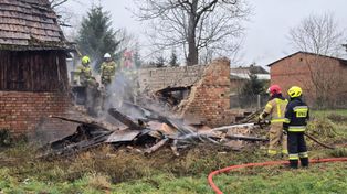 Rościn: Pożar budynku gospodarczego. Szybka akcja strażaków
