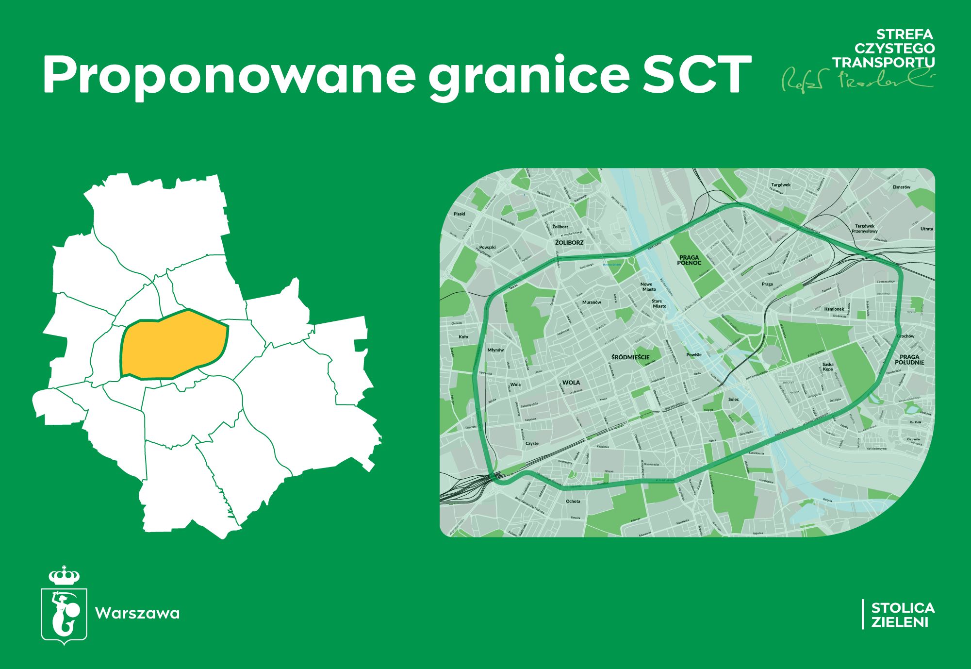 Strefa czystego transportu; Warszawa; stolica; centrum; Śródmieście; transport; mobility