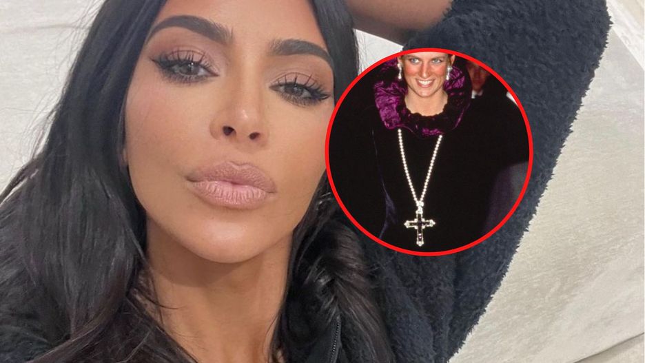 Kim Kardashian kupiła zawieszkę, którą nosiła księżna Diana