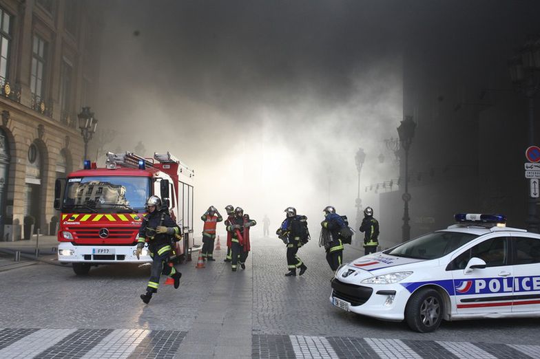 Akcja ratunkowa francuskich służb na paryskim Placu Vendome</br>