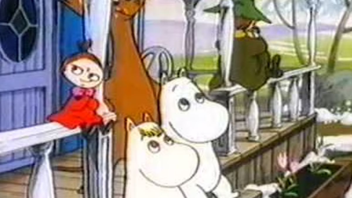 Kadr z bajki "Muminki"