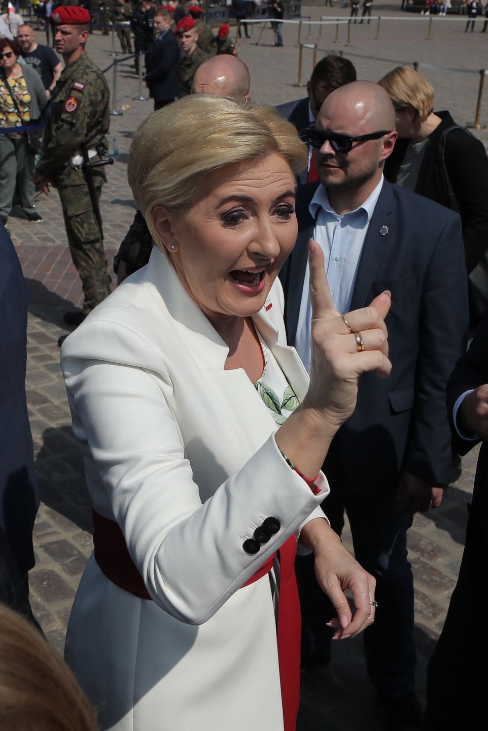 Andrzej i Agata Dudowie świętują Dzień Flagi 
