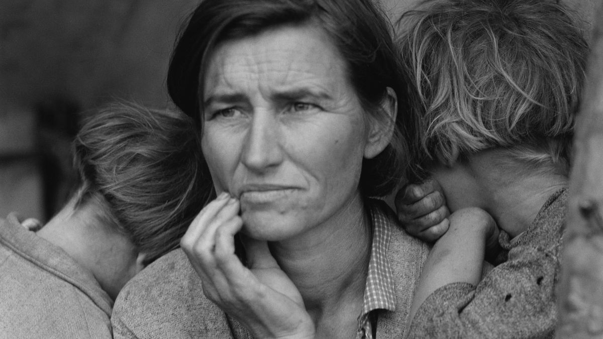 Rozpoznawalne zdjęcie "Migrującej Matki" zostało wyretuszowane 1