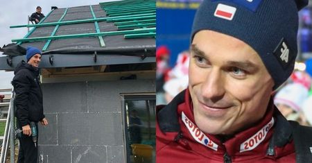 Piotr Żyła dogląda budowy domu w odpowiedzi na plotki o przeprowadzce z Marceliną