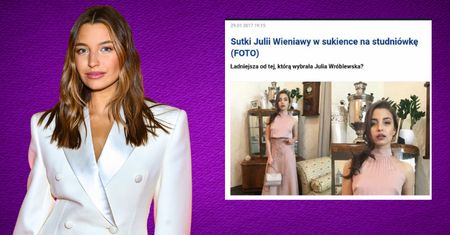 #8 lat temu na Pudelku: Studniówkowa kreacja Julii Wieniawy wywołała aferę. "Ładna sukienka, ale..."
