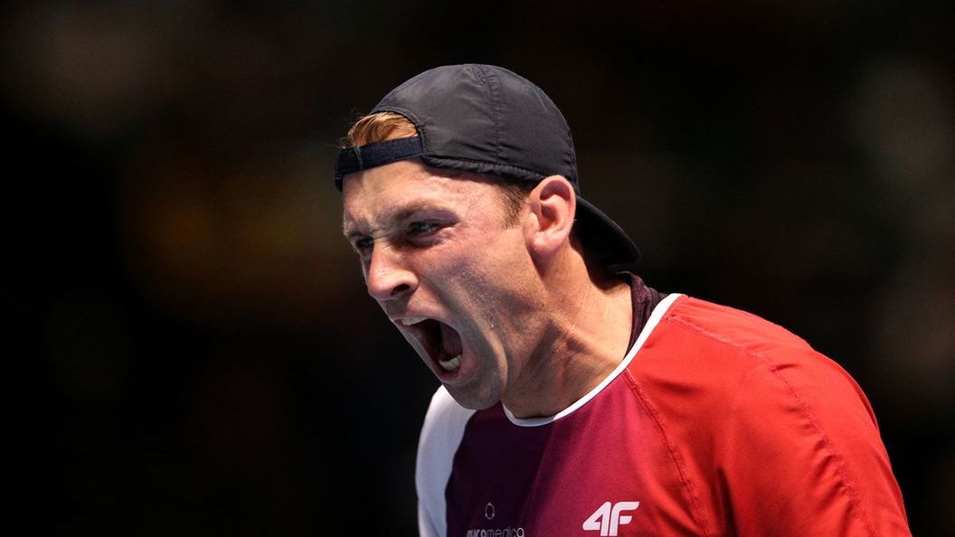 Łukasz Kubot na korcie