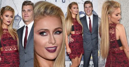 Paris Hilton z nowym chłopakiem debiutują na ściance (ZDJĘCIA)