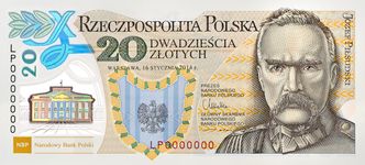 Nowy polimerowy banknot przygotowany przez NBP