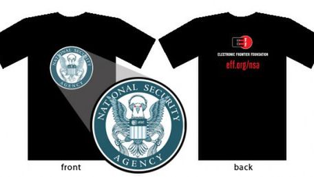 Parodia NSA na koszulkach 1