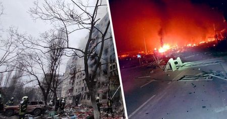 Wojna w Ukrainie. "Potężny ostrzał Kijowa, trzęsą się ściany". Pod stolicą zniszczone czołgi [RELACJA NA ŻYWO]