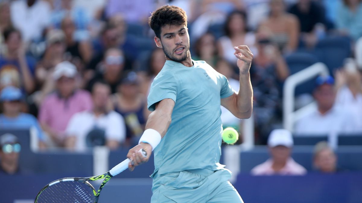 PAP/EPA / Mark Lyons / Na zdjęciu: Carlos Alcaraz