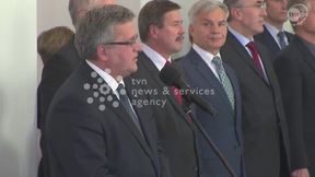 Prezydent Komorowski odznaczył siatkarzy. "Pokazaliście piękną twarz polskiego sportu"