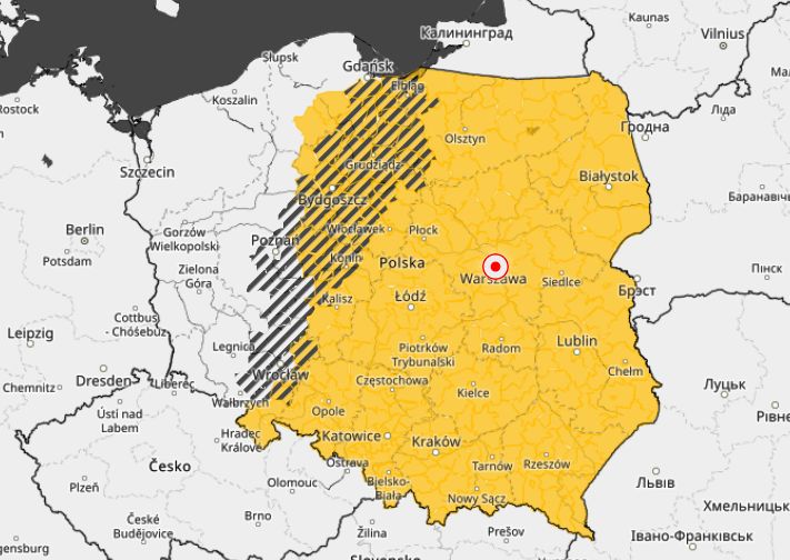 IMGW wydał ostrzeżenia