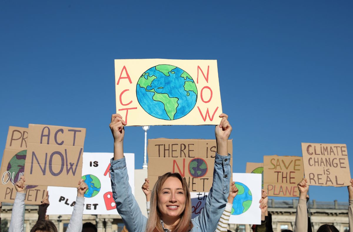 Original protest in the name of the environment