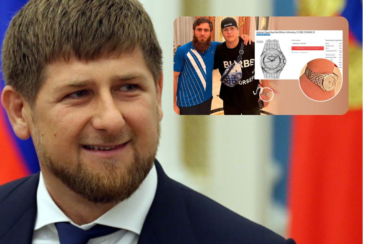 Syn Kadyrowa "przyłapany". Spójrzcie, co ma na nadgarstku