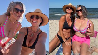 Wakacyjna Natalia Niemen i zapomniana Katarzyna Paskuda kuszą DEKOLTAMI na plaży: "Takie spotkania lubię najbardziej" (ZDJĘCIA)