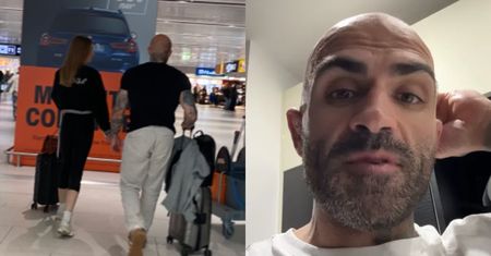 TYLKO NA PUDELKU: Akop Szostak już ma NOWĄ DZIEWCZYNĘ? Był widziany na lotnisku w towarzystwie młodziutkiej modelki (FOTO)