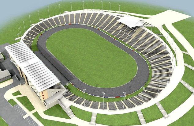 Projekt pełnej przebudowy częstochowskiego stadionu (foto: stadionckm.com)