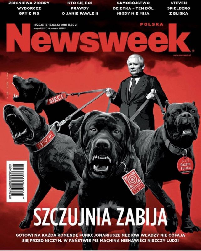 Pełna okładka "Newsweeka"