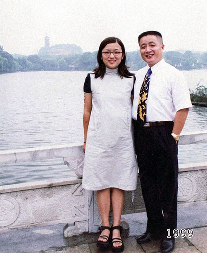 Ojciec i córka robią zdjęcia co roku w tym samym miejscu od 40 lat 20