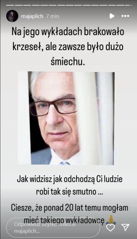 Rutkowska pożegnała Lwa-Starowicza.