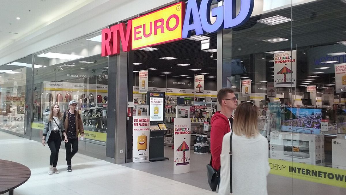 Salon RTV Euro AGD w Galerii Tomaszów w Tomaszowie Mazowieckim